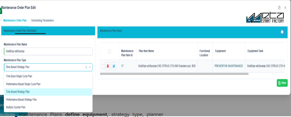 maintenance order dashboard